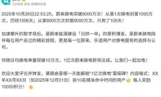 蔚来换电突破 9000 万次,日均换电单量突破 10 万次
